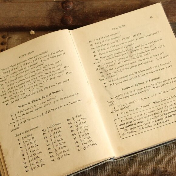 Vintage 1910s Book, "The Stone-Millis Arithmetic, Intermediate", by Stone Millis - Picture 12 of 15